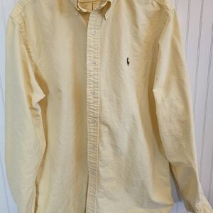 Ralph Lauren Light Yellow Casual Button-Down Shirt